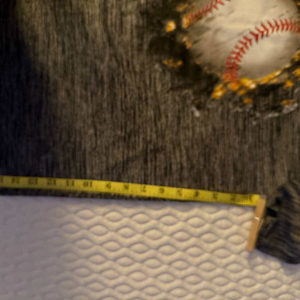 Tek Gear Charcoal Baseball Graphic Kids Tee - Picture 5 of 6